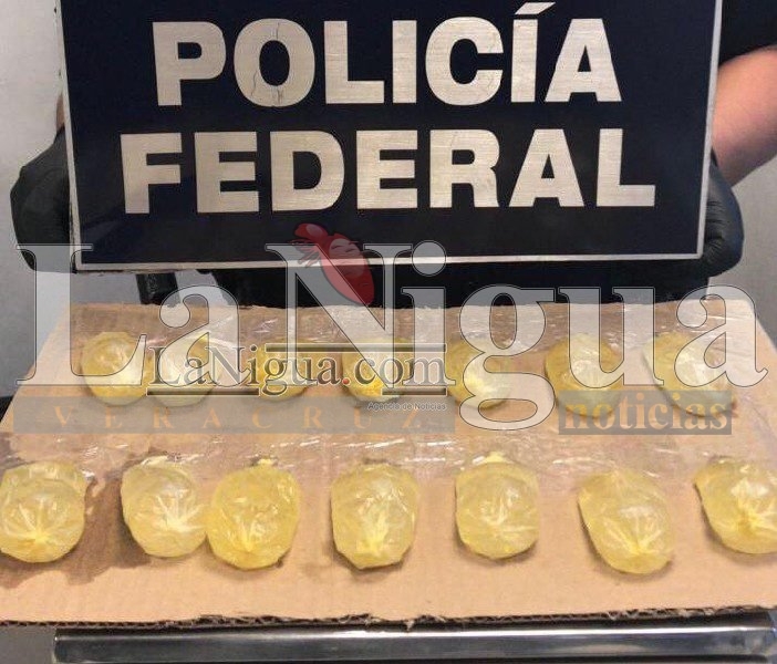 DETIENE POLICÍA FEDERAL A DOS PERSONAS QUE TRANSPORTABAN APARENTE DROGA INGERIDA