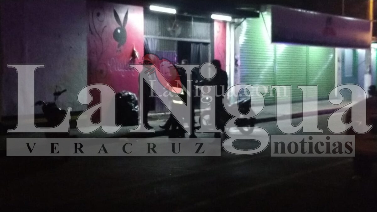 Balacera en Paso del Macho: 1 muerto, 1 Herido