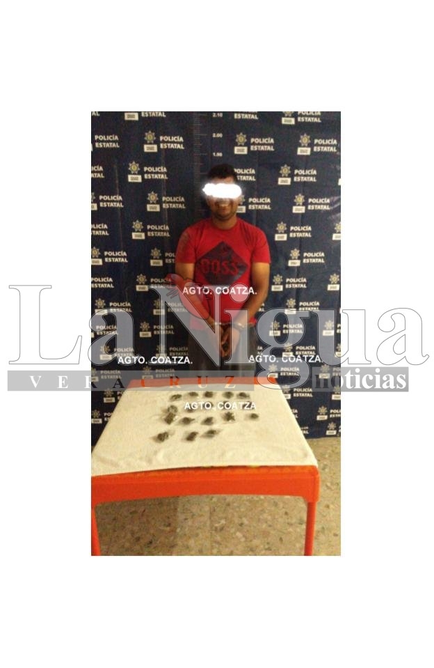 Detienen a narcomenudista