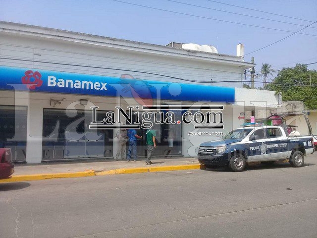 Asaltan Banco en Jaltipan
