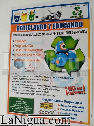 Programa reciclando y educando.