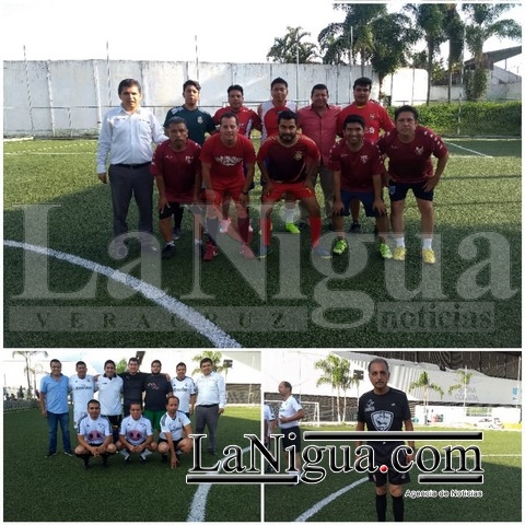 Final de la primera copa magisterial de futbol seven.