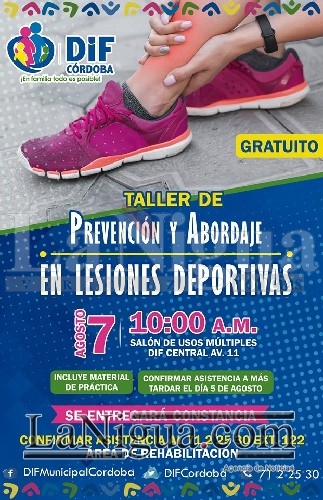 Invita DIF a taller de capacitación para la prevención y abordaje de lesiones