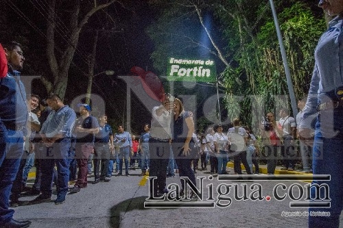 INAUGURA MANSUR OVIEDO PAVIMENTACIÓN HIDRÁULICA DE LA “GARZA SADA” BENEFICIANDO A MILES DE FORTINENSES Y VISITANTES
