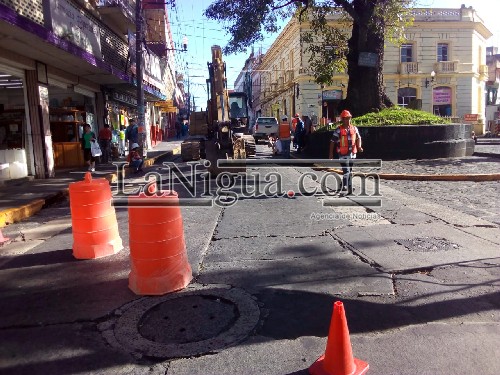 Comienzan reconstrucción de la calle Revolución en Xalapa