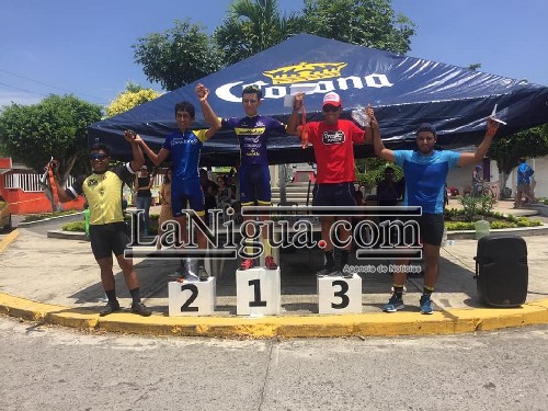 Héctor Murillo primer lugar en la ciclista de Lerdo