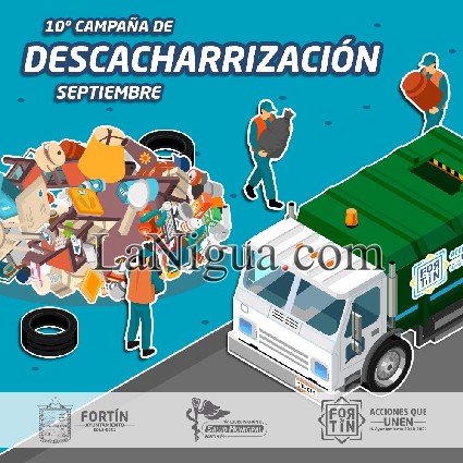 ANUNCIAN DÉCIMA CAMPAÑA MUNICIPAL DE DESCACHARRIZACIÓN PARA PREVENIR EL DENGUE, ZIKA Y CHIKUNGUNYA EN FORTÍN