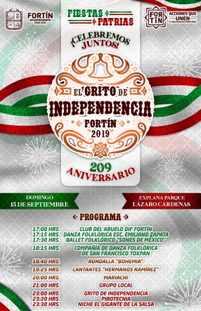 Ayuntamiento de Fortín inicia preparativos para festejos patrios