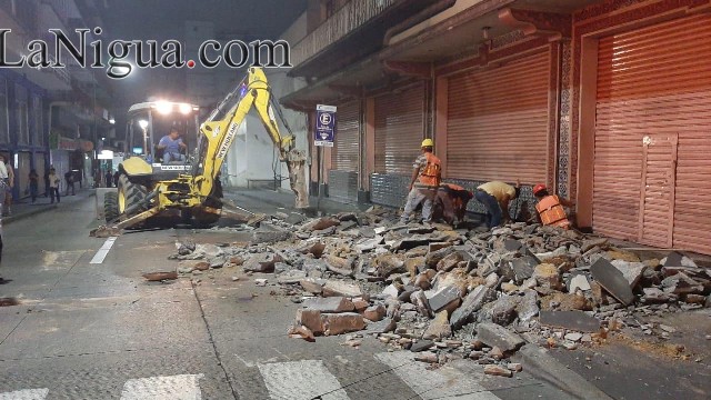 Inicia Ayuntamiento rehabilitación de banquetas y guarniciones del centro de la ciudad