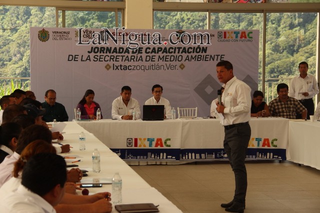 Ixtaczoquitlán fue sede de las jornadas de capacitación de la SEDEMA