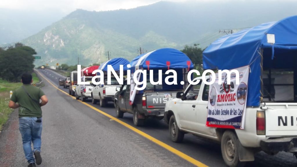 Marcha Amotac contra inseguridad y corrupción.
