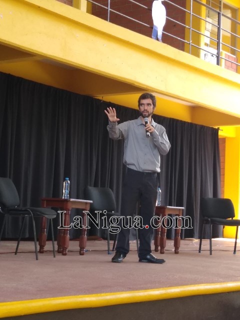 Jaime Martínez ofrece conferencia sobre el cambio climático