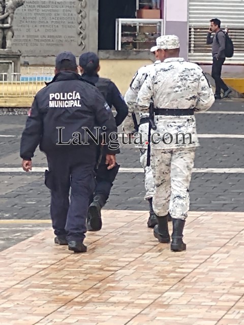 Realiza Guardia Nacional, tareas de proximidad con la ciudadanía papanteca.