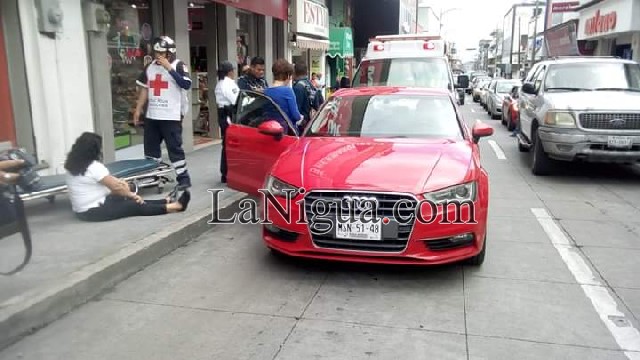 Atropellan a mujer en la colonia Centro