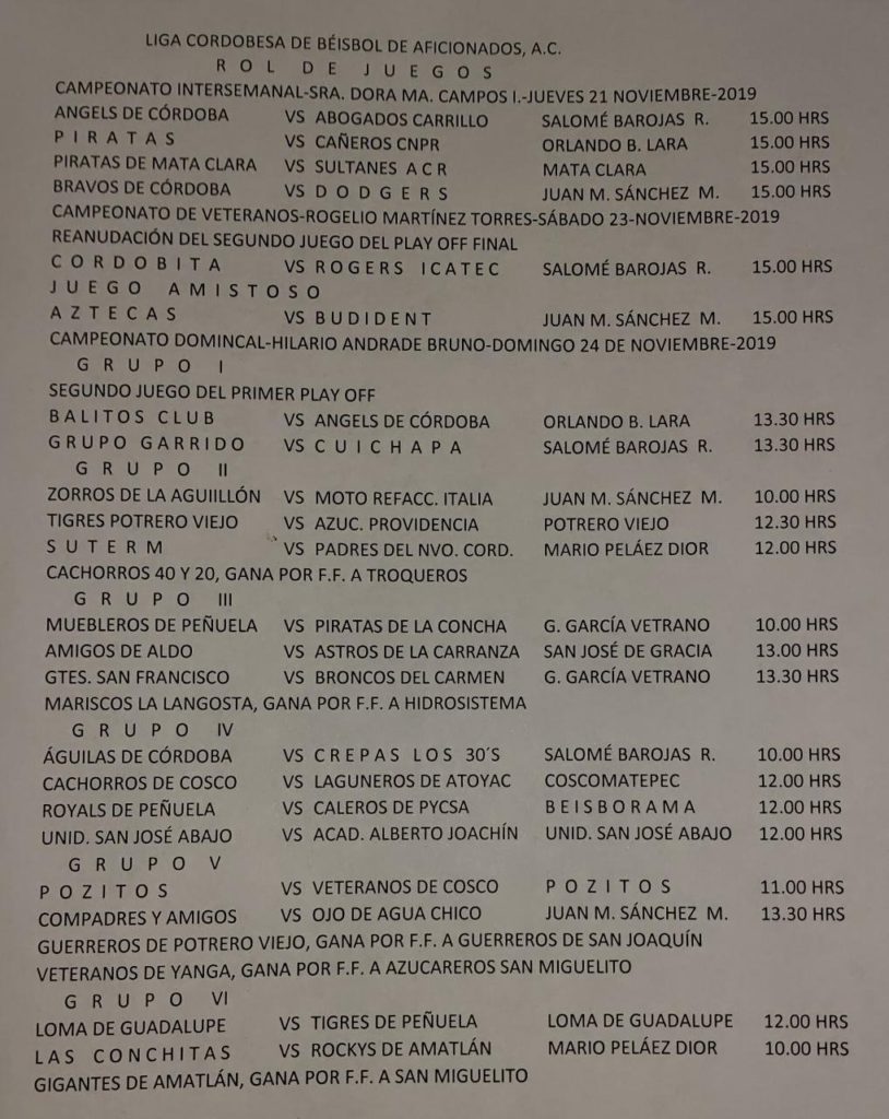 Cañeros CNPR ante Piratas en el Orlando Boris Lara