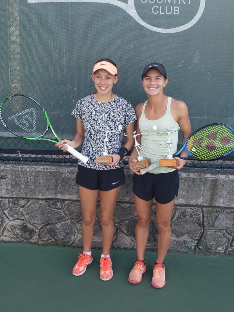 Natalia Castañeda, campeona nacional de dobles en tenis