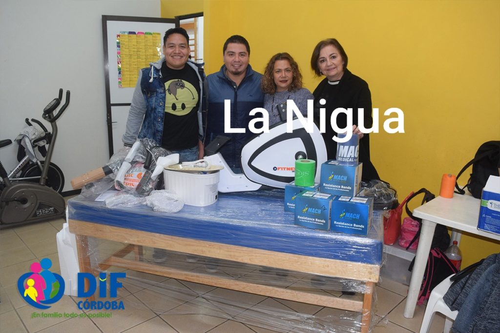 Recibe DIF nuevo equipamiento para Unidad Básica de Rehabilitación