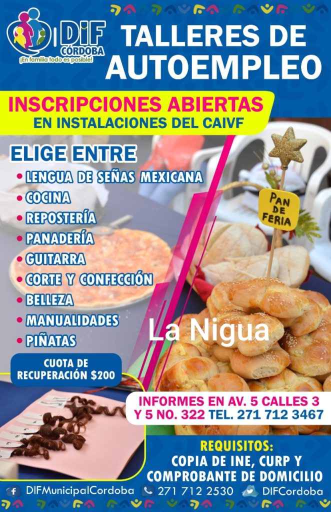 Abre DIF inscripciones a talleres de autoempleo