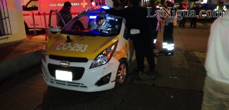 Choca taxi contra Chevy