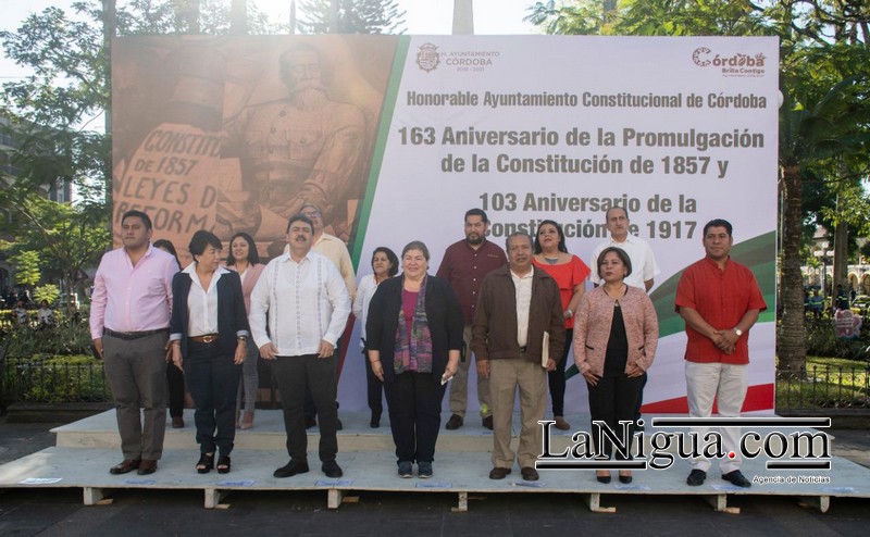 Conmemora Ayuntamiento de Córdoba Aniversario de la Constitución de 1917