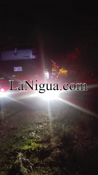 Dejan embolsado en batea de camioneta