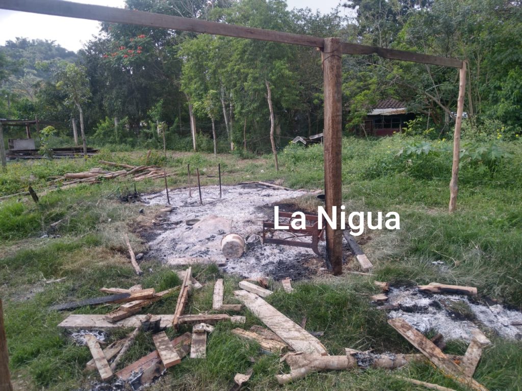Fue incediada una vivienda en el Fraccionamiento “Lomas del Pedregal” en Papantla