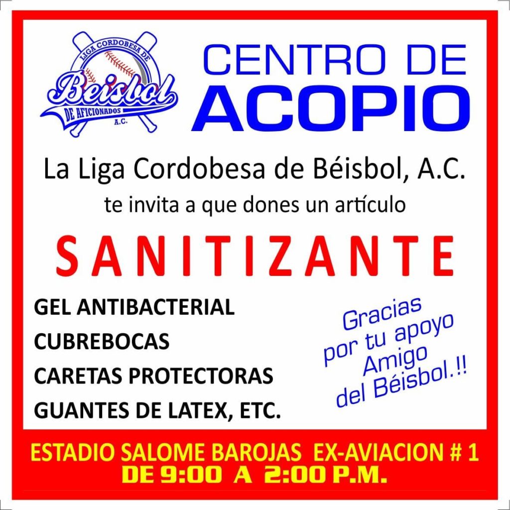 Los beisbolistas contra el coronavirus; apoyarán hoy