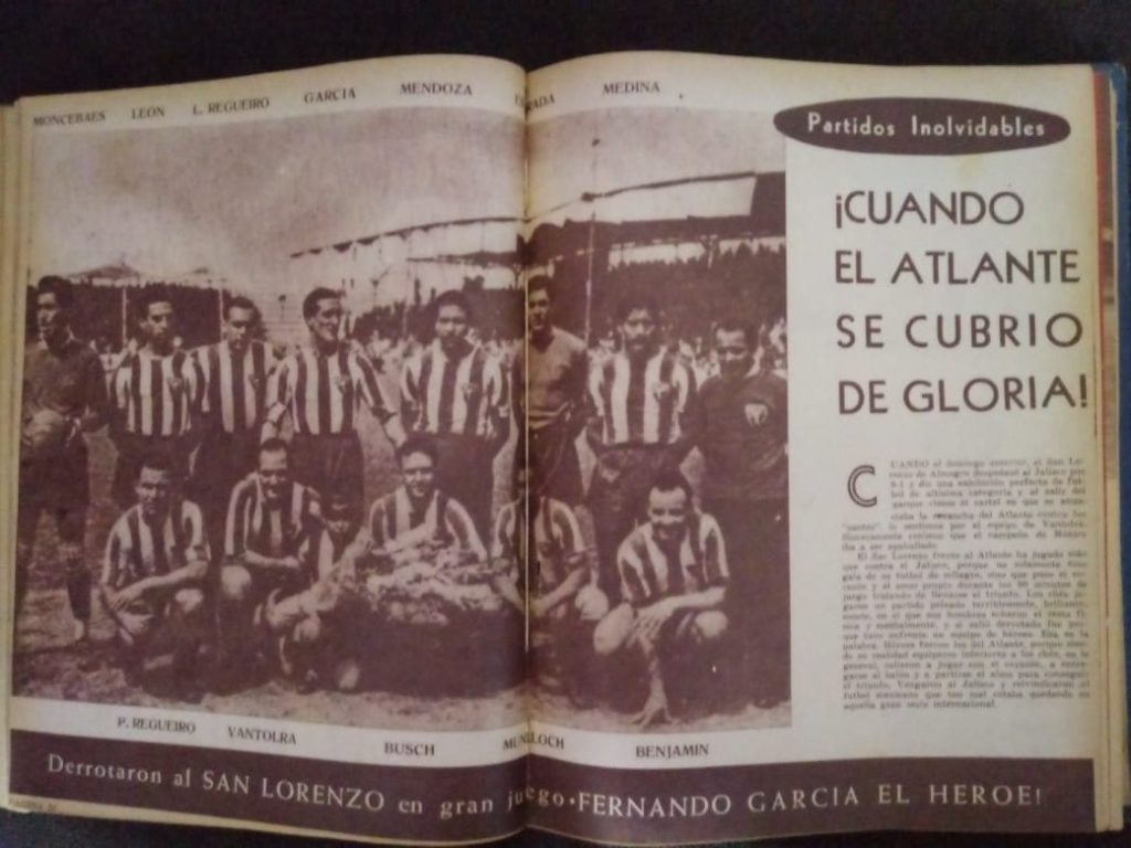 Cuando el Atlante se cubrió de gloria, 5-3 a San Lorenzo del Almagro