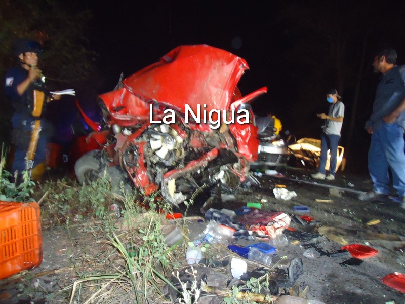 2 muertos y siete heridos en accidente