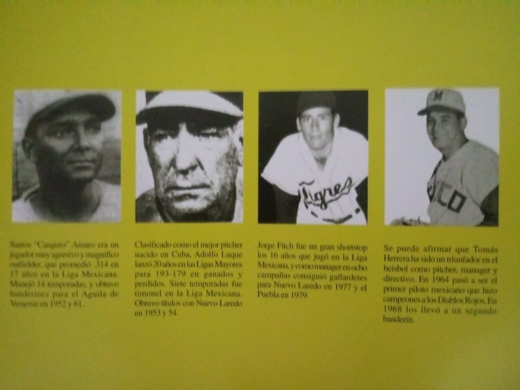 Managers de Béisbol de Liga Mexicana 19251997 La Nigua
