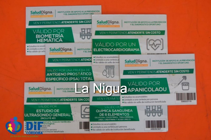 Entregará DIF Municipal vales de estudios médicos gratuitos a población vulnerable