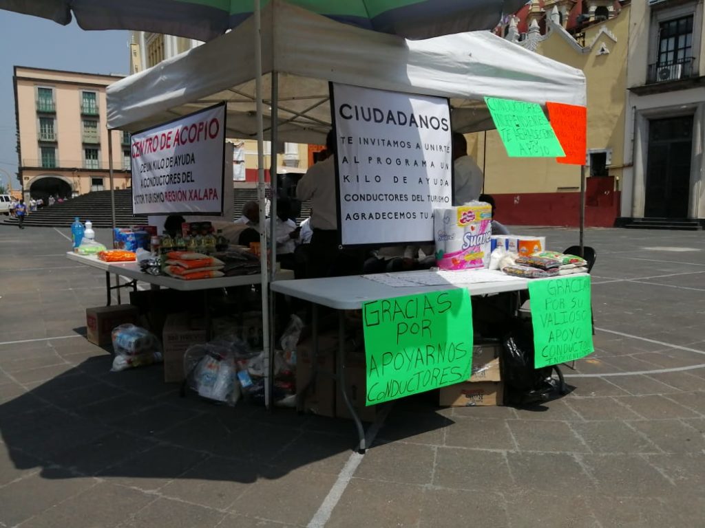 Cumple tres días centro de acopio de conductores de turismo independientes