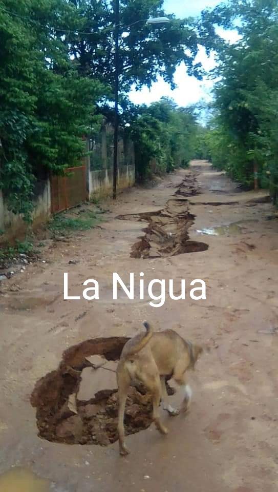 Habitantes de Hueyapan molestos por Zanjas abiertas