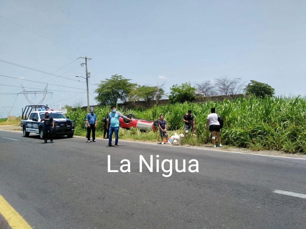 Se accidentó familia proveniente de Cancún