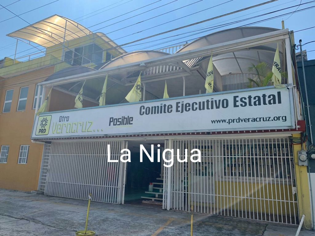 PRD se manifiesta por inseguridad y delincuencia en Veracruz