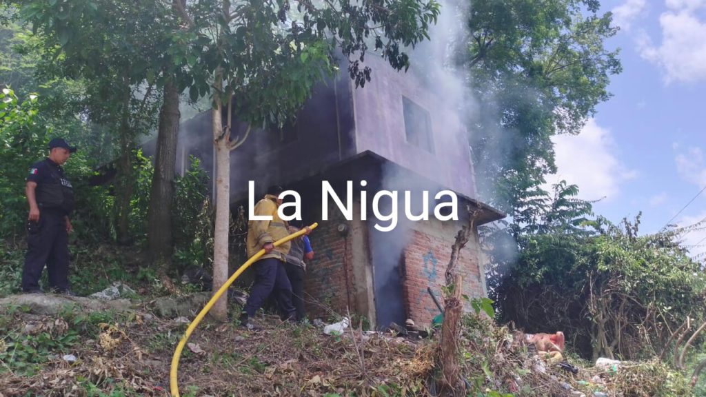 Se incendia humilde vivienda en Papantla
