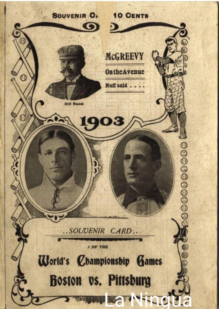 Más de cien mil aficionados enla primera Serie Mundial 1903