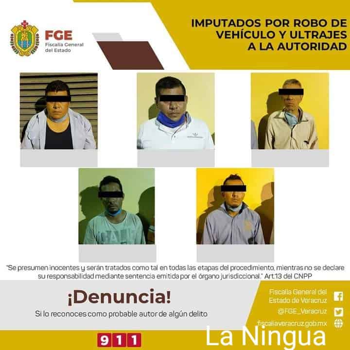 Procede Fiscalía Regional Córdoba contra 13 imputados por robo de vehículo y ultrajes a la autoridad