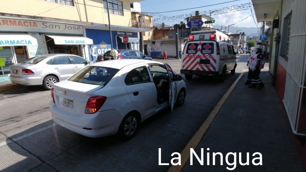 Choque en avenida 9 centro