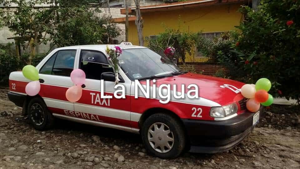 Roban taxi en pleno centro de Papantla