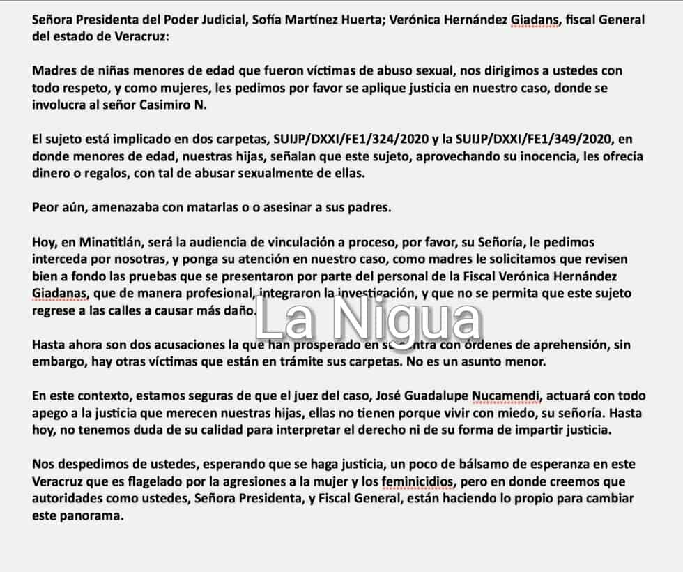 Piden madres de víctimas de pedófilo justicia