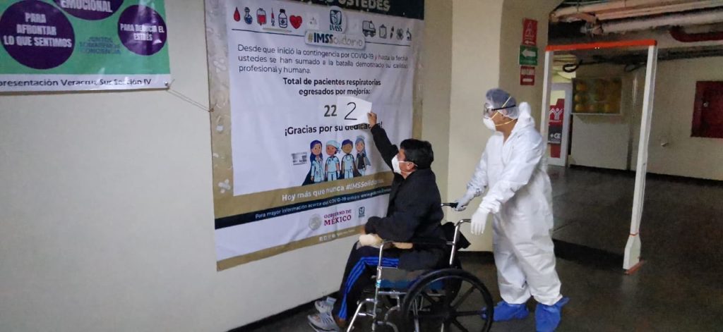 HGR DEL IMSS EN ORIZABA DIO DE ALTA AL PRIMER PACIENTE CON COVID-19 QUE RECIBIÓ PLASMA CONVALECIENTE