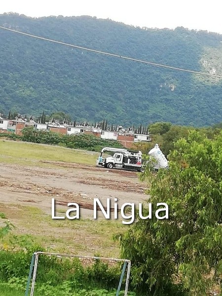 Sigue CAEV contaminando la ex Laguna Galán con sus lodos