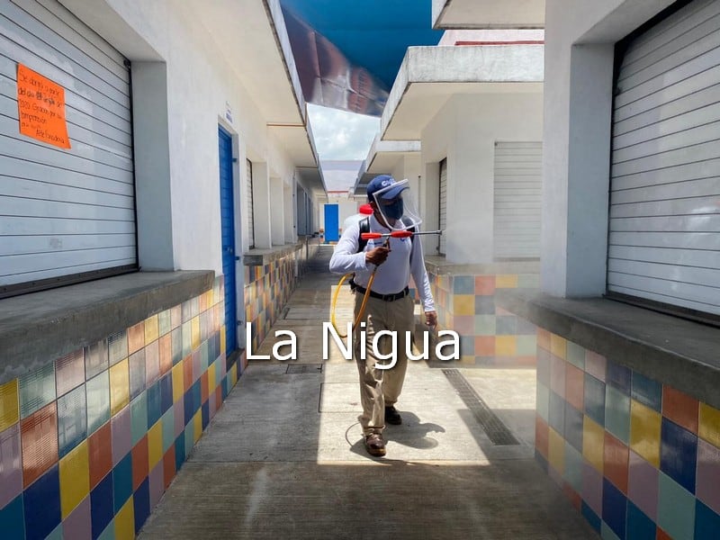 Realizan jornada de sanitización en Mercado Tratados de Córdoba y centro comercial La Garza