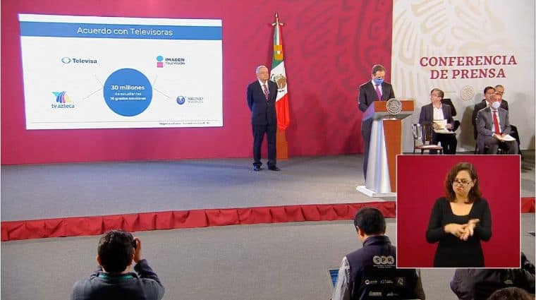 Televisoras apoyarán el regreso a clases que inicia a distancia el 24 de agosto