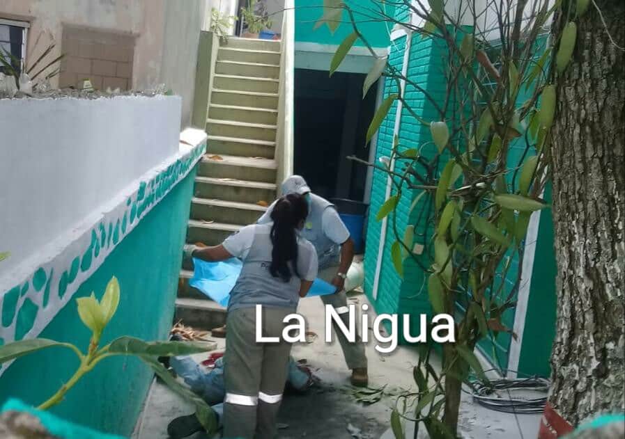 Abuelito muere al caer de dos pisos