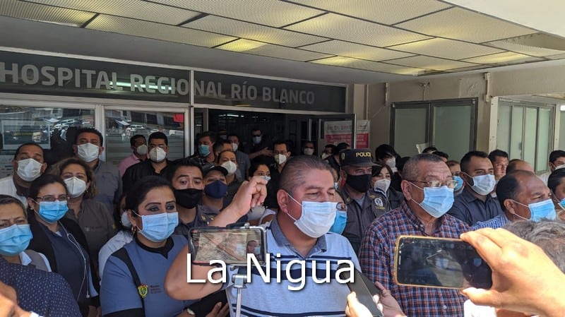 Se confronta grupo disidente y sindicalistas en HRR.