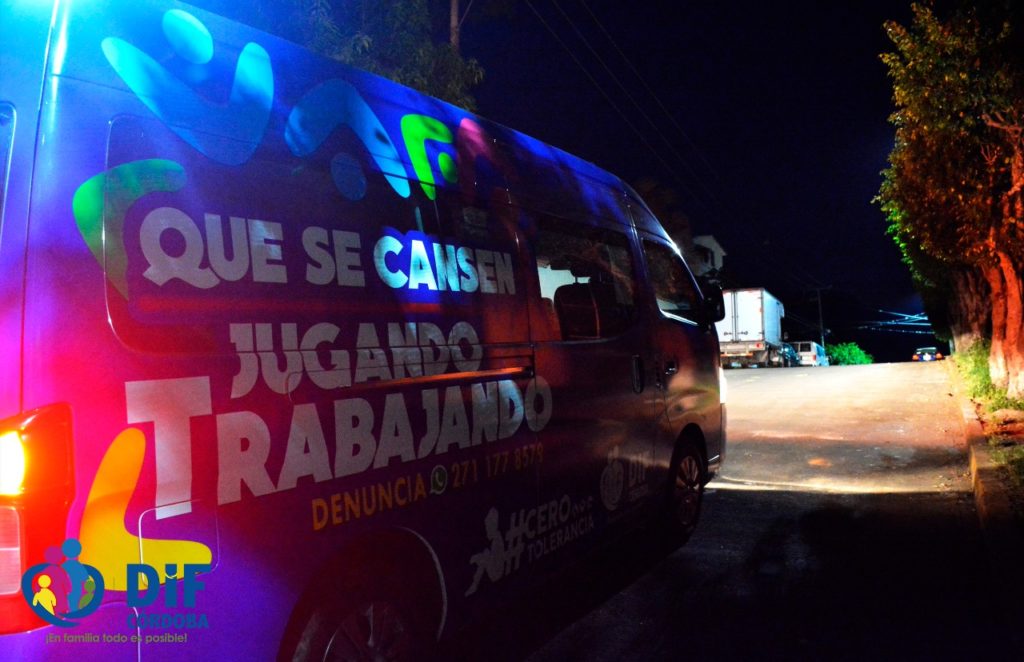 Intensifica DIF Municipal operativos nocturnos “Que se cansen jugando, no trabajando”