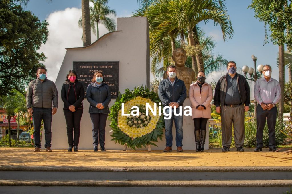 Rinden homenaje en Fortín a Cándido Aguilar
