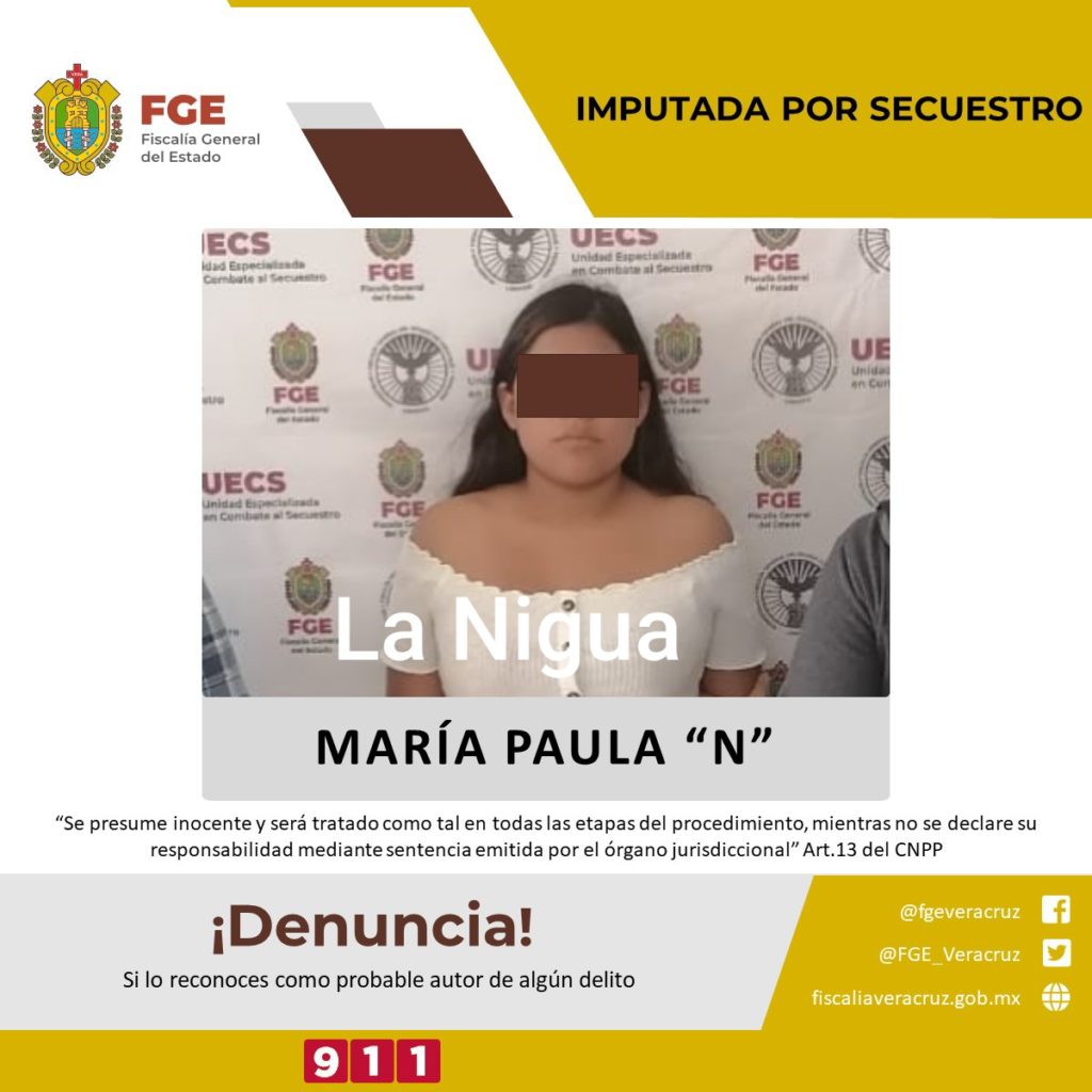 Por secuestro la detiene UECS en la zona centro